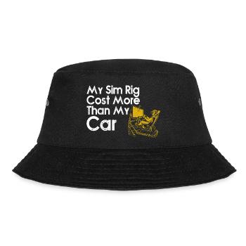 Sim Rig Cost More Than My Car - Bucket Hat - black - Front - Lela (165cm)