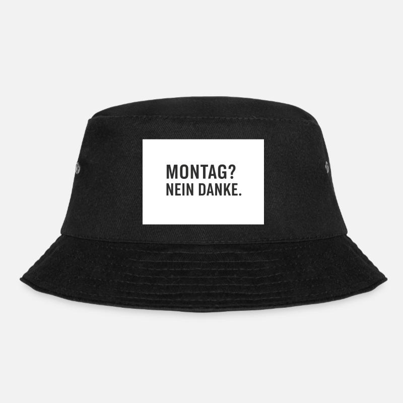 Montag? Nein Danke. - Bucket Hat - Schwarz