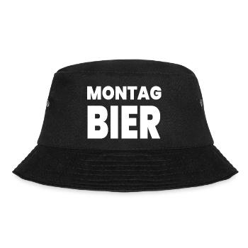 Bier - Bucket Hat - Schwarz - Vorne - Lela (165cm)