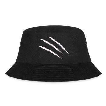 krallen_scars - Bucket Hat - Schwarz - Vorne - Lela (165cm)