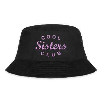 Cool Sisters Club Sister Gift - Bucket Hat - black - Front - Lela (165cm)