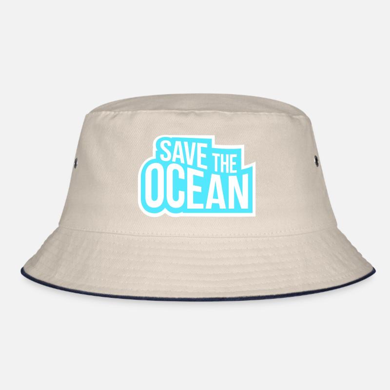 Save The Ocean Ocean Activism Environment Statement Bucket Hat