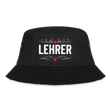 Lehrer Beruf - Bucket Hat - Schwarz - Vorne - Lela (165cm)
