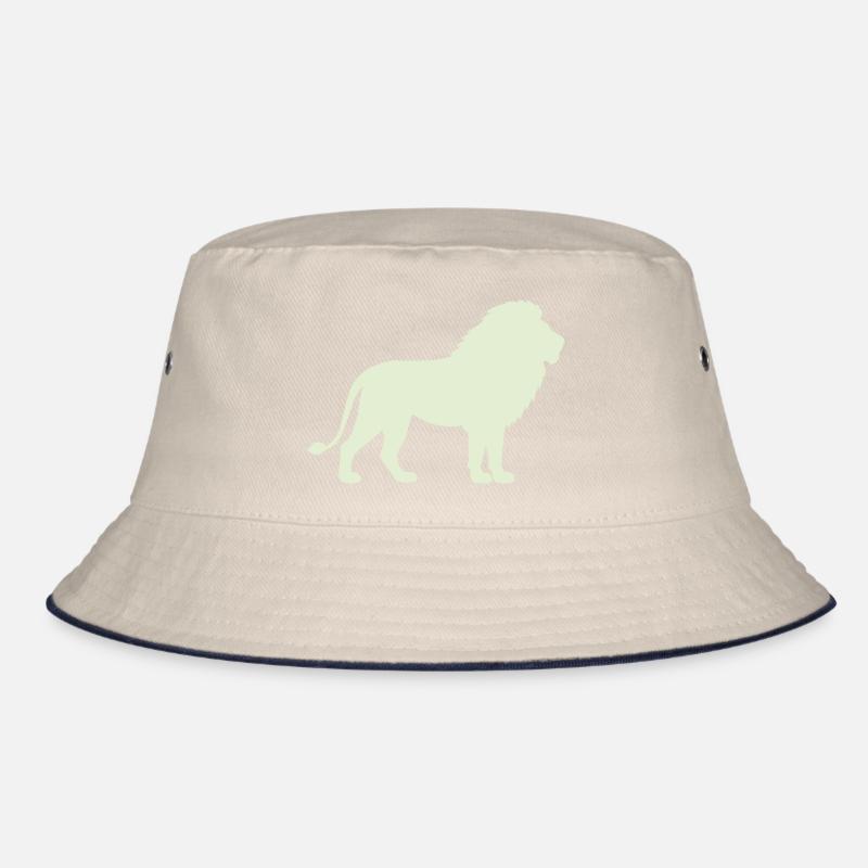 Lion Silhouette Vert Pastel Bob