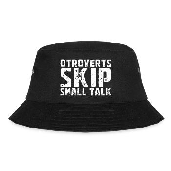 Otroverted Skippen Small Talk - Bucket Hat - black - Front - Lela (165cm)
