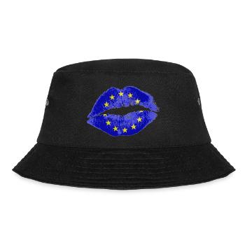 Kuss (EU) - Bucket Hat - Schwarz - Vorne - Lela (165cm)