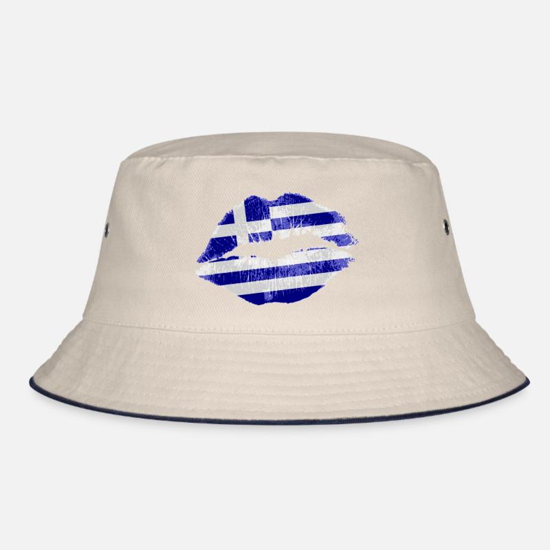 Kiss (Greece / Hellas) Bucket Hat