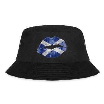 Kiss (Scotland) - Bucket Hat - black - Front - Lela (165cm)