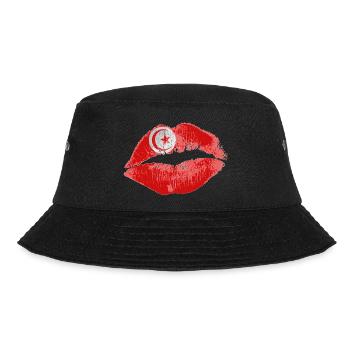 Kiss (Tunisia / Tunesia) - Bucket Hat - black - Front - Lela (165cm)