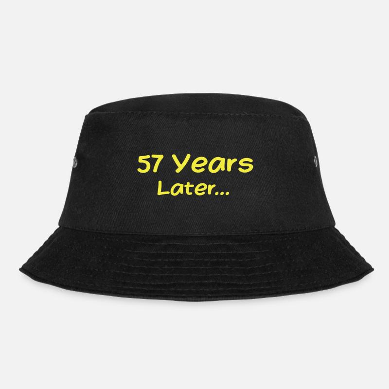 57 Jahre später Lustige Geburtstagsgeschenke, 57. Geburtstag - Bucket Hat - Schwarz