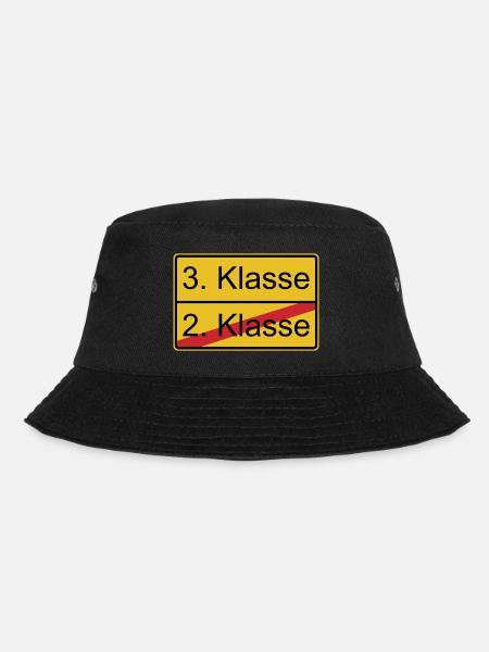 3. Klasse nicht 2. Klasse - Bucket Hat - Schwarz