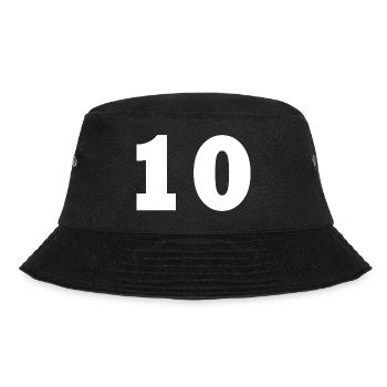 10 - Bucket Hat - Schwarz - Vorne - Lela (165cm)