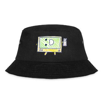 Der Fernseher - Bucket Hat - Schwarz - Vorne - Lela (165cm)