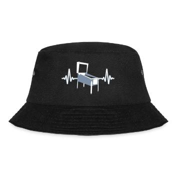 Heartbeat Pinball Pinball Pulse | Colors can be changed - Bucket Hat - black - Front - Lela (165cm)
