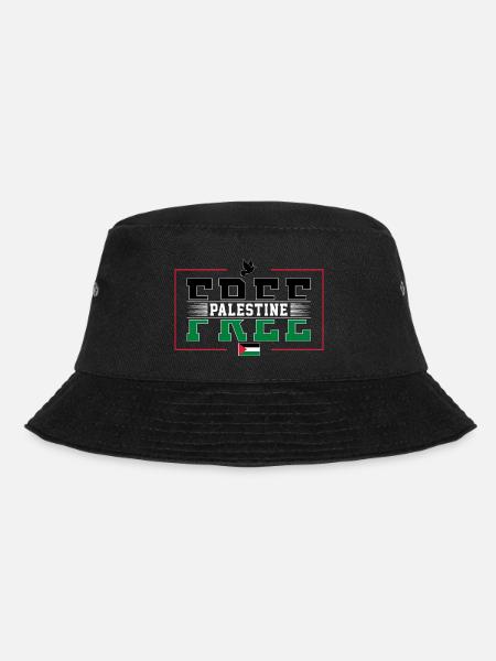 Free Palestine - Bucket Hat - Schwarz
