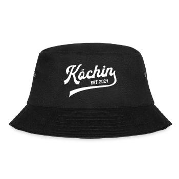 Köchin 2024 Ausbildung Lehre Bestanden Gastronomie - Bucket Hat - Schwarz - Vorne - Lela (165cm)
