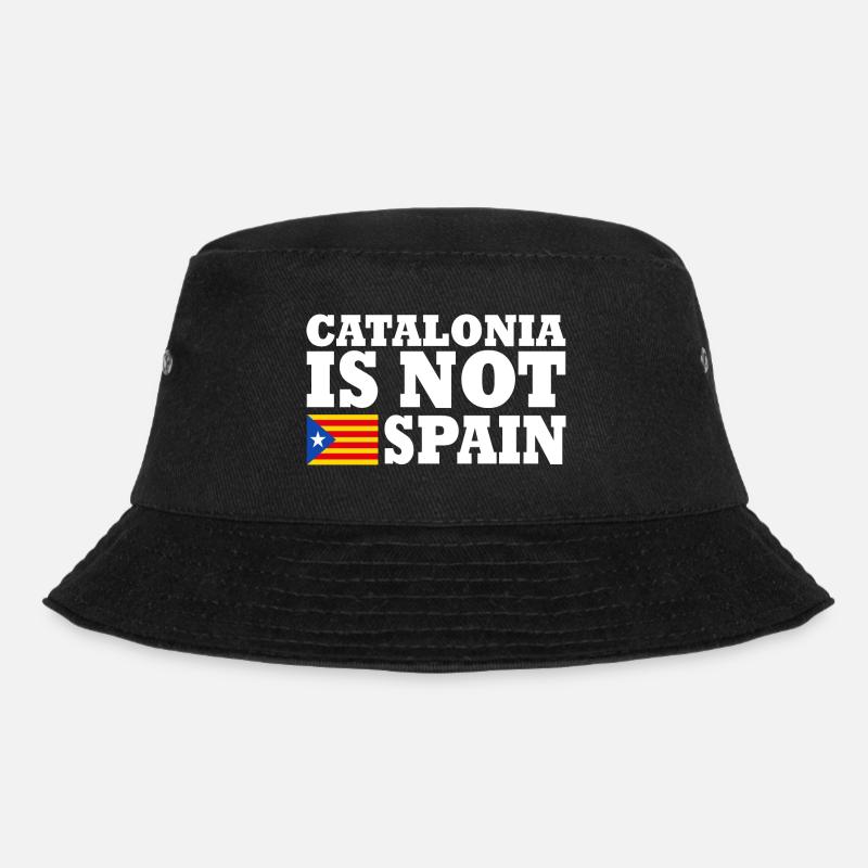 catalonia is not spain - Bucket Hat - Schwarz