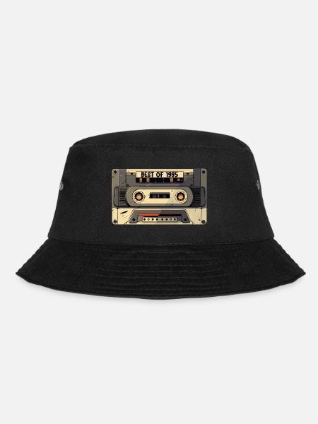Best of 1985 - Kassette 1985 - Geboren 1985 Geschenk - Bucket Hat - Schwarz
