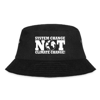 system change not climate change - Bucket Hat - black - Front - Lela (165cm)