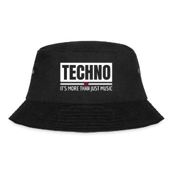 Techno c’est plus que de la musique Tenue techno - Bob - noir - Devant - Lela (165cm)
