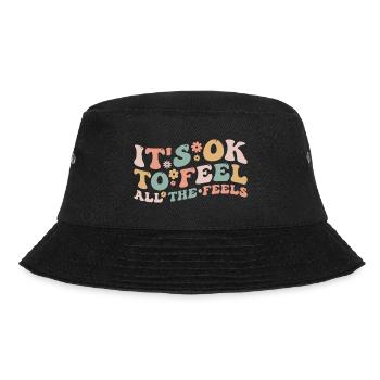 Its Okay To Feel All The Feels Funny Mental Health - Bob - noir - Devant - Lela (165cm)