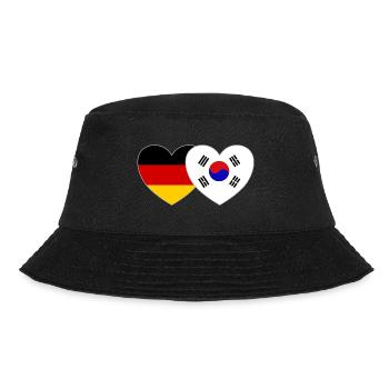 Allemagne Corée du Sud Drapeau Coeur - Bob - noir - Devant - Lela (165cm)