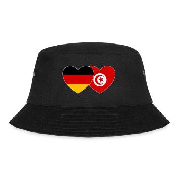 Allemagne Tunisie Drapeau Coeur - Bob - noir - Devant - Lela (165cm)