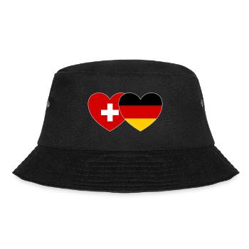 Suisse Allemagne Drapeau Cœur - Bob - noir - Devant - Lela (165cm)