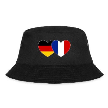 Allemagne France Drapeau Cœur - Bob - noir - Devant - Lela (165cm)