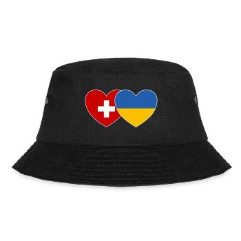 Ukraine Suisse Flag Heart - Bob - noir - Devant - Lela (165cm)