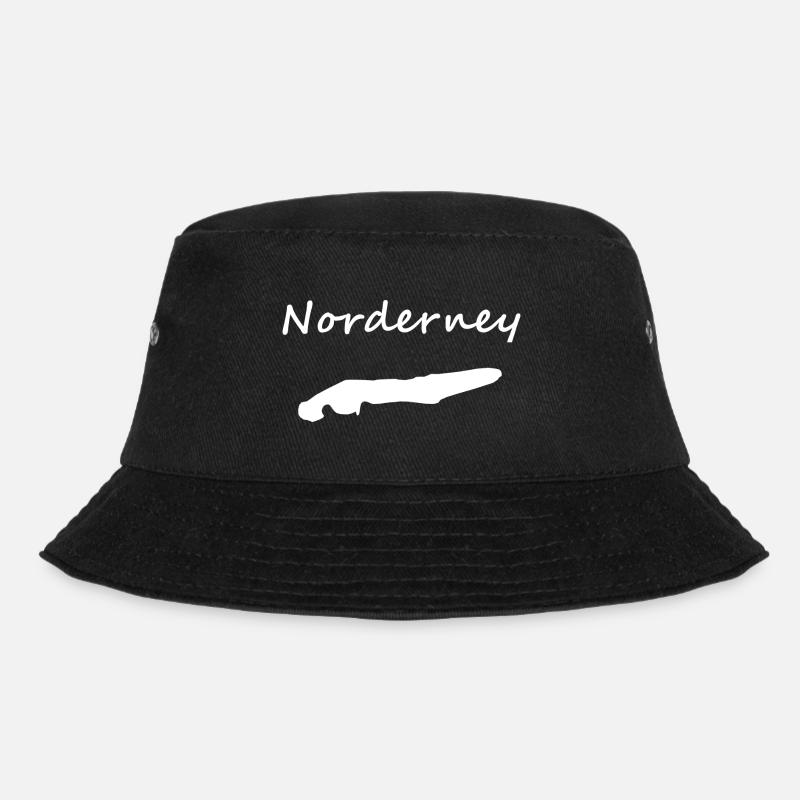 Norderney - Bucket Hat - Schwarz