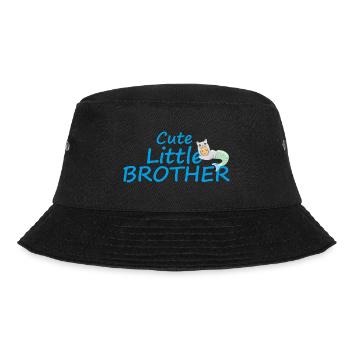 Süßer kleiner Bruder - Bucket Hat - Schwarz - Vorne - Lela (165cm)