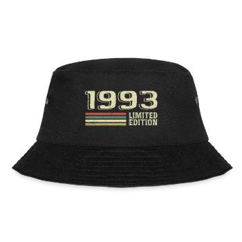 Born in 1993 Birthday 1993 Vintage 1993 - Bucket Hat - black - Front - Lela (165cm)