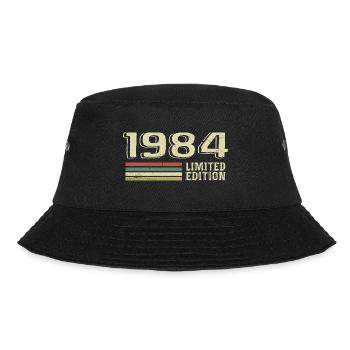 Born in 1984 Birthday 1984 Vintage 1984 - Bucket Hat - black - Front - Lela (165cm)