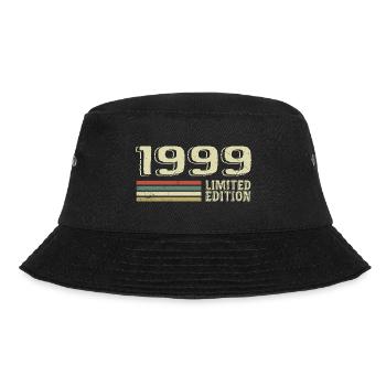 Jahrgang 1999 Geburtstag 1999 Jahrgang 1999 - Bucket Hat - Schwarz - Vorne - Lela (165cm)