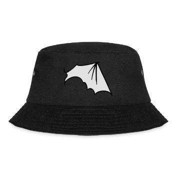 batwing_right - Bucket Hat - Schwarz - Vorne - Lela (165cm)