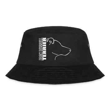 JACK RUSSELL TERRIER PROFIL - Bucket Hat - Schwarz - Vorne - Lela (165cm)