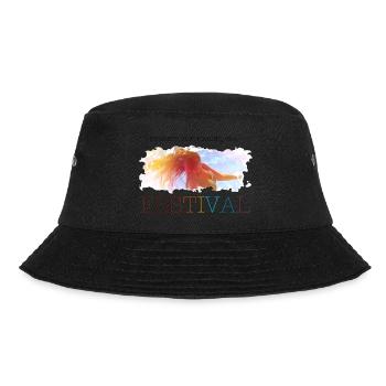 Festival Summer - Bucket Hat - Schwarz - Vorne - Lela (165cm)