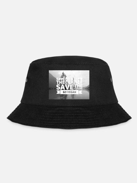 Vegan Veganer Am Geilsten - T Shirt für Gewinner - Bucket Hat - Schwarz