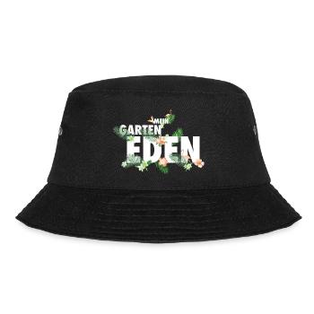 Flamingo Garten Eden Paradise - Bucket Hat - Schwarz - Vorne - Lela (165cm)