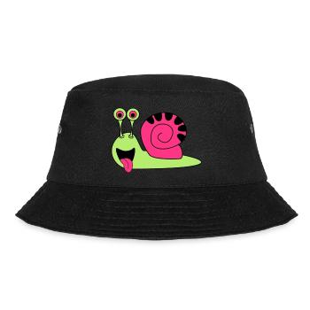 schnecke - Bucket Hat - Schwarz - Vorne - Lela (165cm)