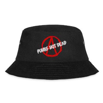 Punks_not_Dead - Bucket Hat - Schwarz - Vorne - Lela (165cm)