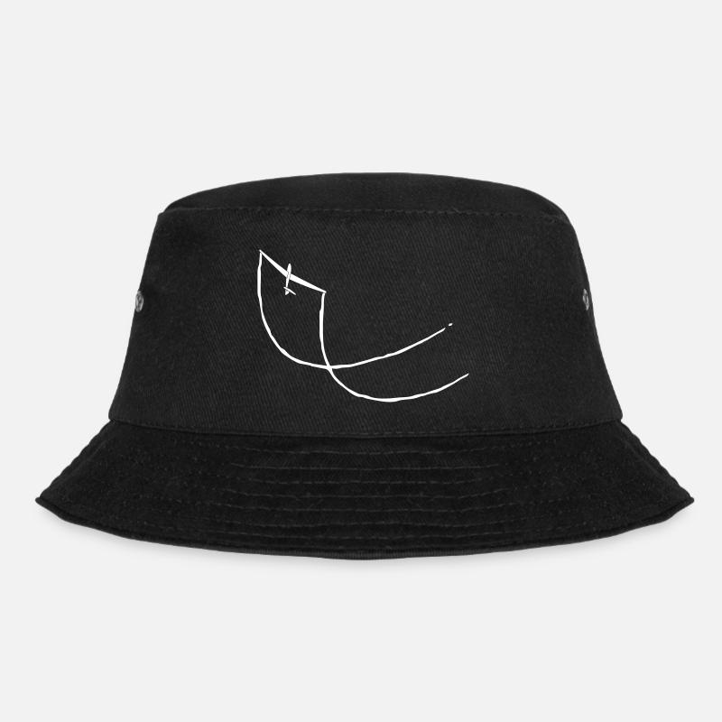 Glider aerobatic pilot glider pilot T-shirt - Bucket Hat - black