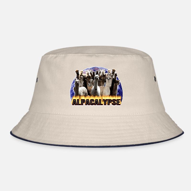 Alpaka Alpaca Alpacalypse Geschenkidee Bucket Hat