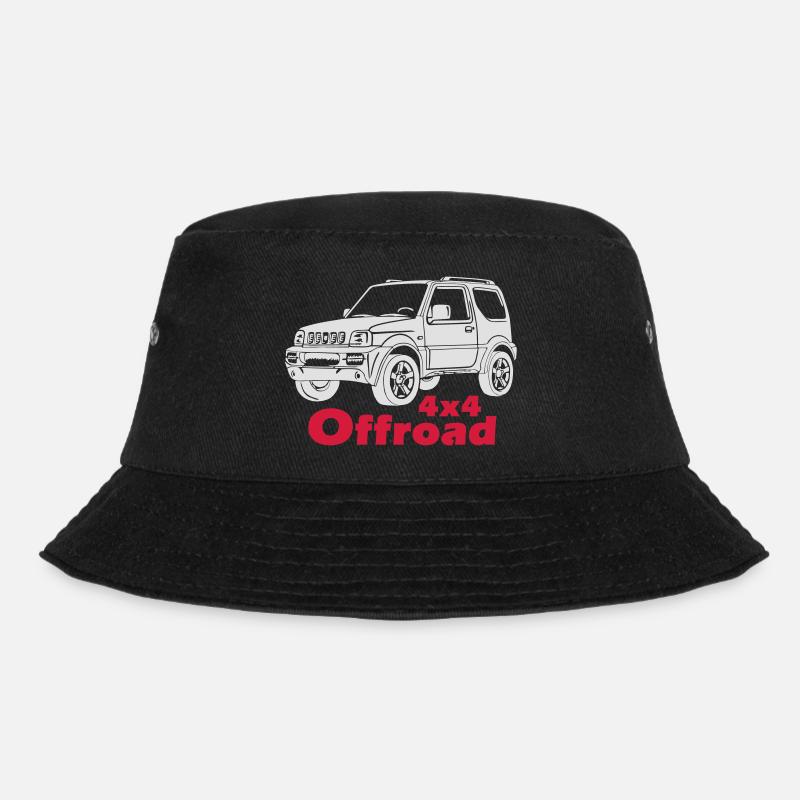 Suzuki Jimny T-shirt de 4x4 - Bob - noir