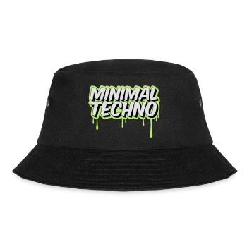 MINIMAL TECHNO - Bucket Hat - black - Front - Lela (165cm)