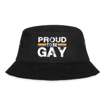 Proud To Be Gay - Bucket Hat - black - Front - Lela (165cm)