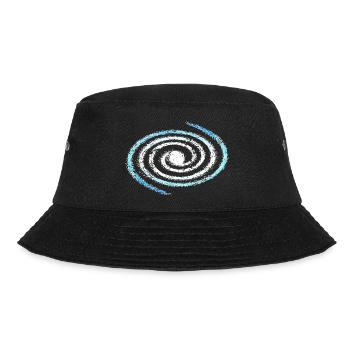 Spiral galaxy, universe, cosmos, milky way - Bucket Hat - Schwarz - Vorne - Lela (165cm)