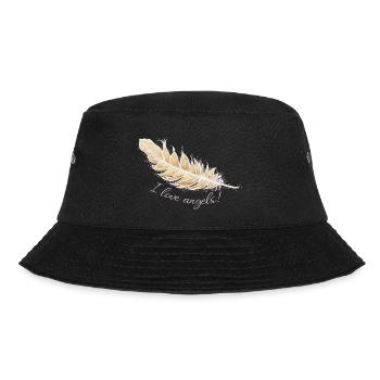 Angel feather Love - Sonja Ariel von Staden - Bucket Hat - black - Front - Lela (165cm)
