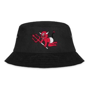 evil devil demon hell devil satan crawling pacifie - Bucket Hat - black - Front - Lela (165cm)